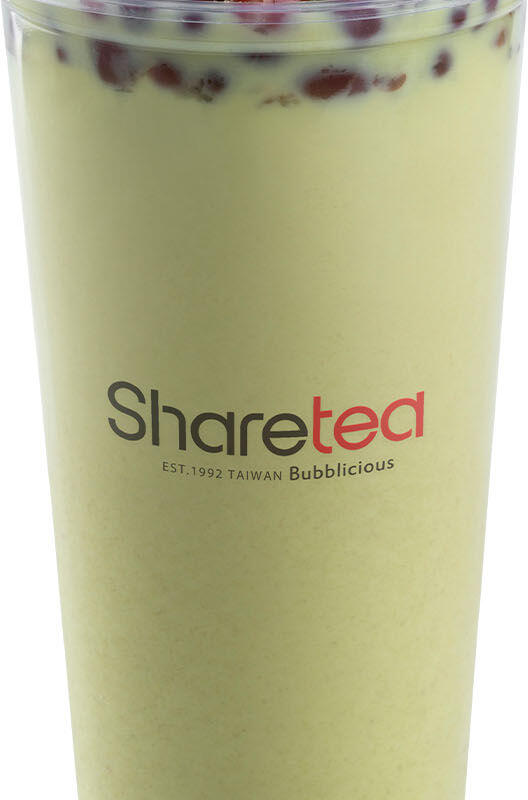 Matcha Red Bean Milk Tea